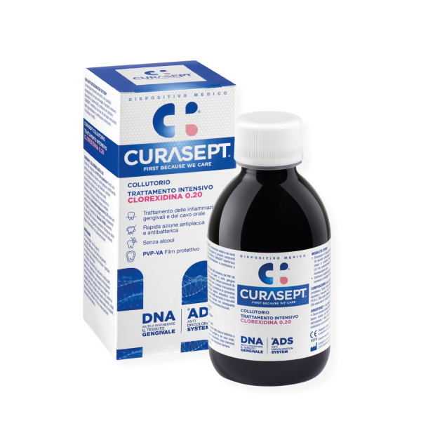 CURASEPT ADS-DNA 220 ÚSTNA VODA, intenzívna liečba
