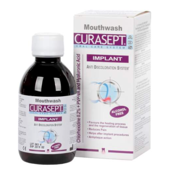 Curasept ADS Implant ústna voda 200 ml